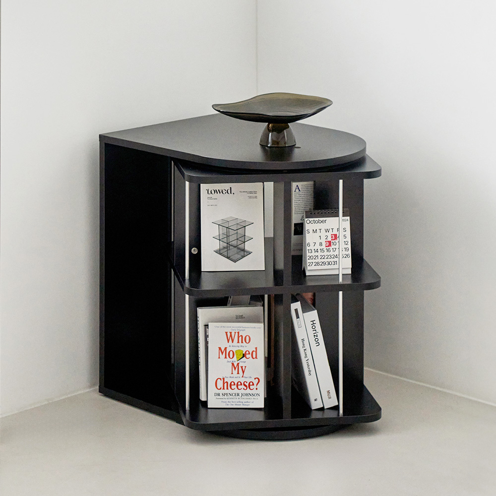 [NEW런칭] 포더홈 루프 LED 회전책장 2단 낮은형/4단 높은형