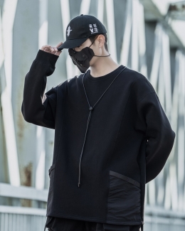 오버사이즈 스트릿 라운드넥 맨투맨