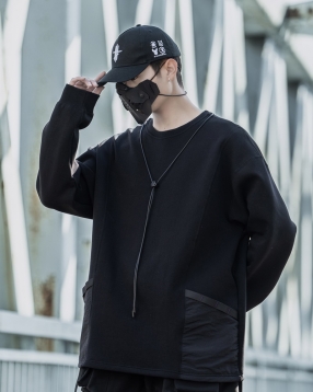 오버사이즈 스트릿 라운드넥 맨투맨