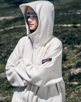 기모 테크웨어 폴라 후리스 후드 자켓