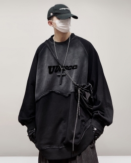 스트릿 힙합 레트로 오버핏 맨투맨