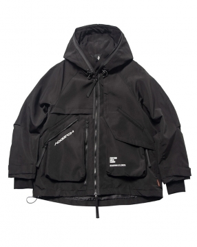 테크웨어 멀티포켓 후드 자켓