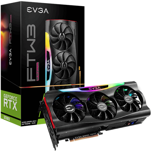 EVGA 지포스 RTX 3080 FTW3 ULTRA GAMING LHR