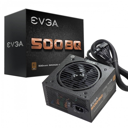 EVGA 500 BQ, 80Plus BRONZE 500W