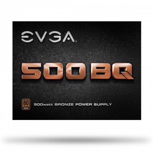 EVGA 500 BQ, 80Plus BRONZE 500W