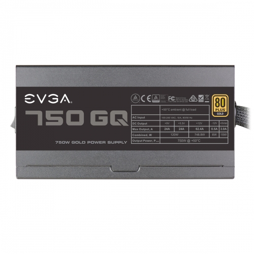 EVGA 750 GQ, 80Plus GOLD 750W