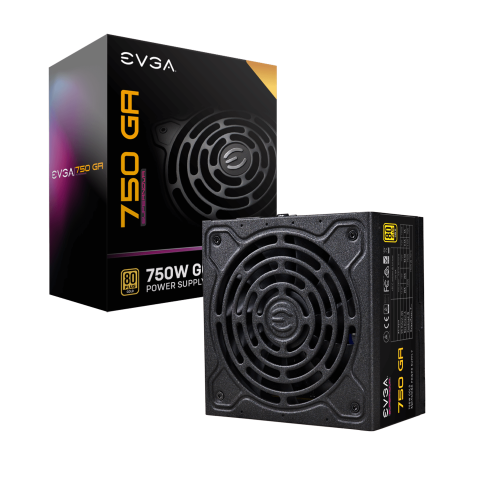 EVGA 750 GA, 80Plus GOLD 750W