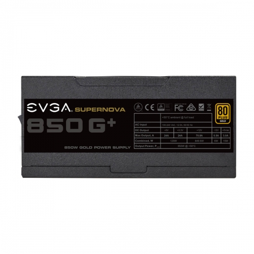 EVGA SUPERNOVA 850 G+, 80Plus GOLD 850W