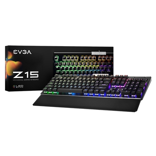 EVGA Z15 RGB 게이밍 키보드 한글 (스피드 브론즈)