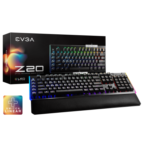 EVGA Z20 RGB 광축 게이밍 키보드 (리니어)