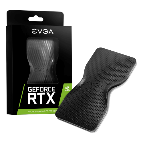 EVGA GeForce RTX NVLink SLI Bridge for RTX 3090, 4-Slot Spacing