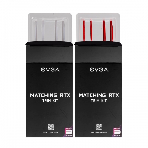 RedWhite Trim Kit for EVGA 20-Series FTW3 Cards