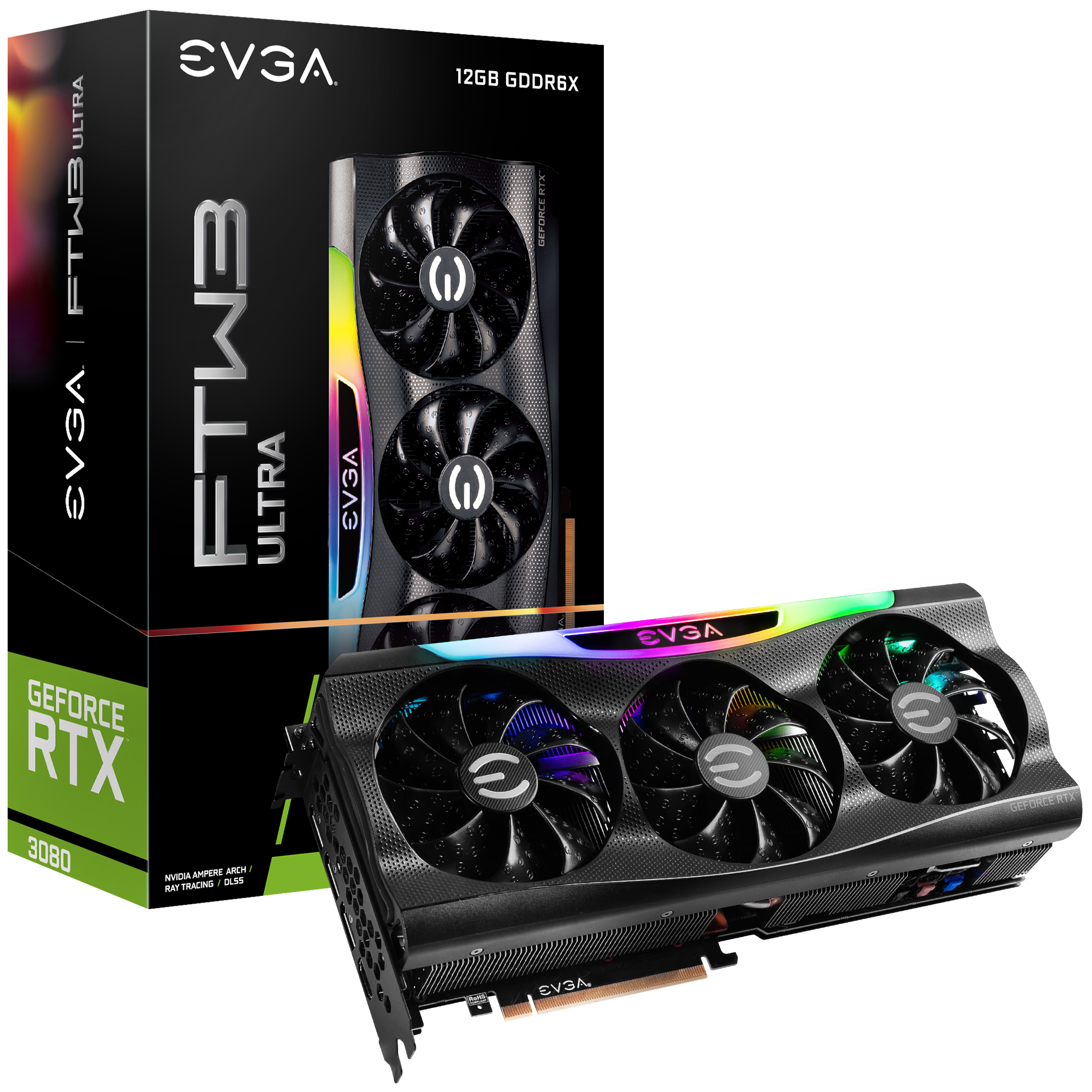 EVGA 지포스 RTX 3080 FTW3 ULTRA GAMING 12GB LHR