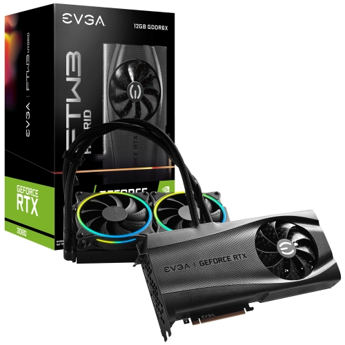 EVGA 지포스 RTX 3080 FTW3 ULTRA HYBRID GAMING D6X 12GB LHR