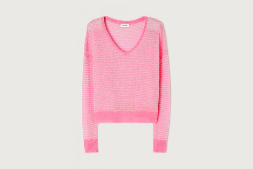 Pink Stripe Sweater