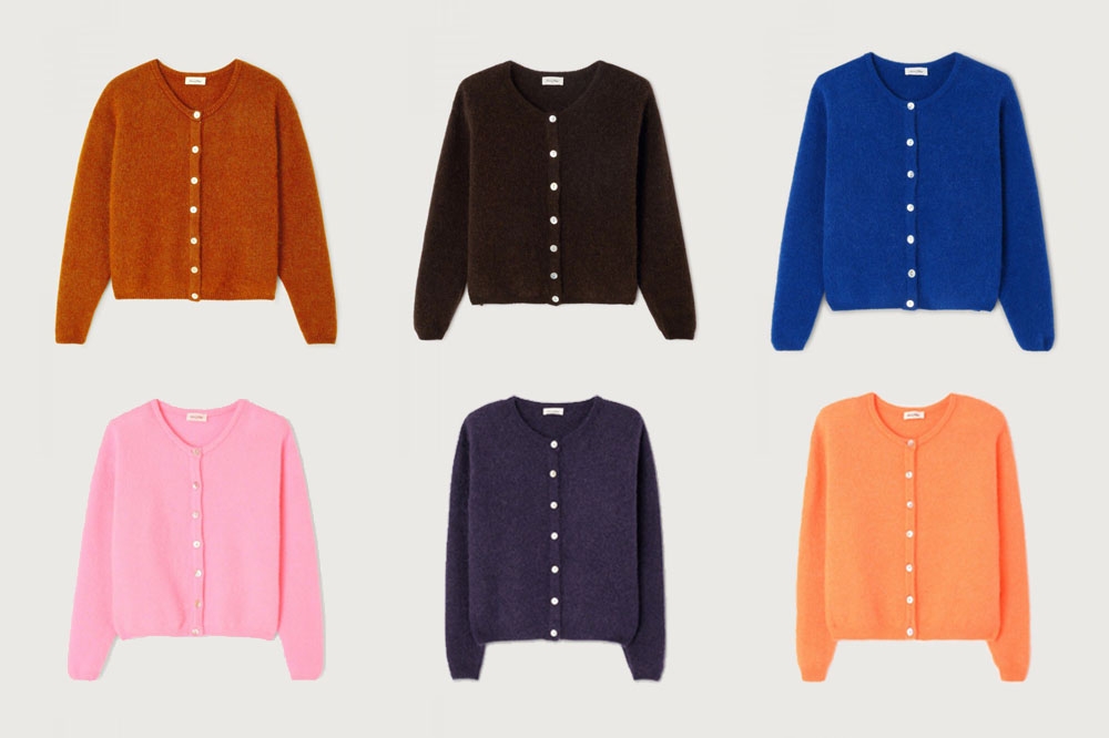 Fluffy Italian Yarn Cardigan (6 colors)