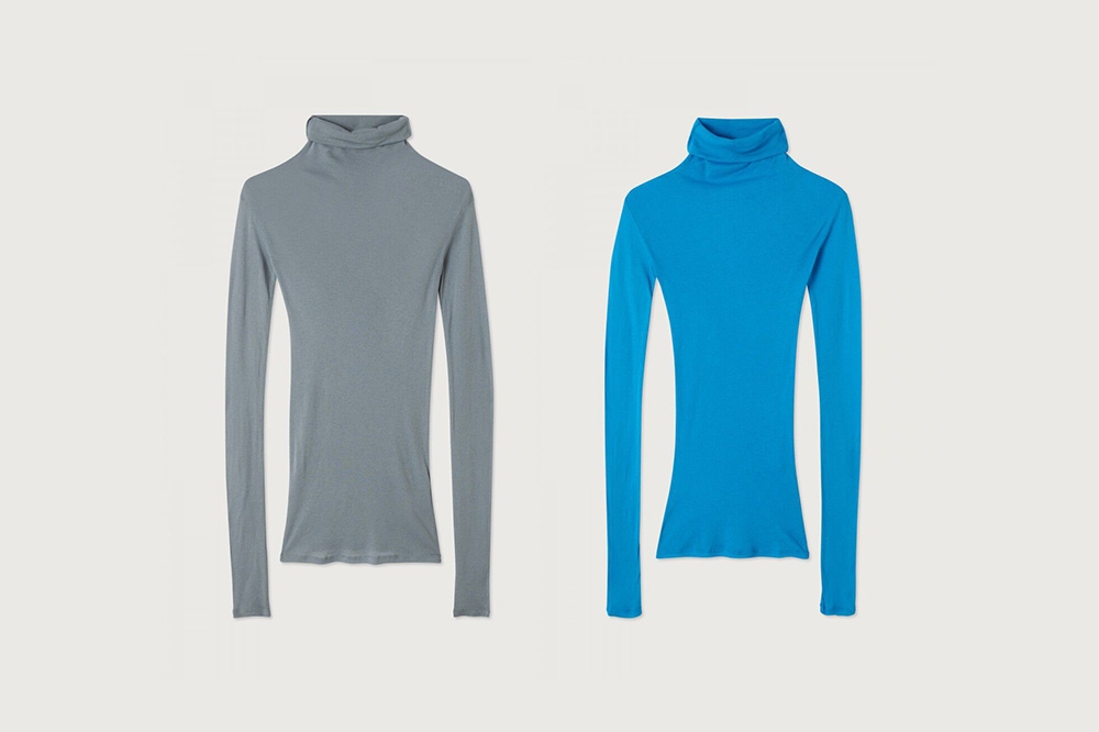 Long sleeve turtleneck t-shirt (2colors)