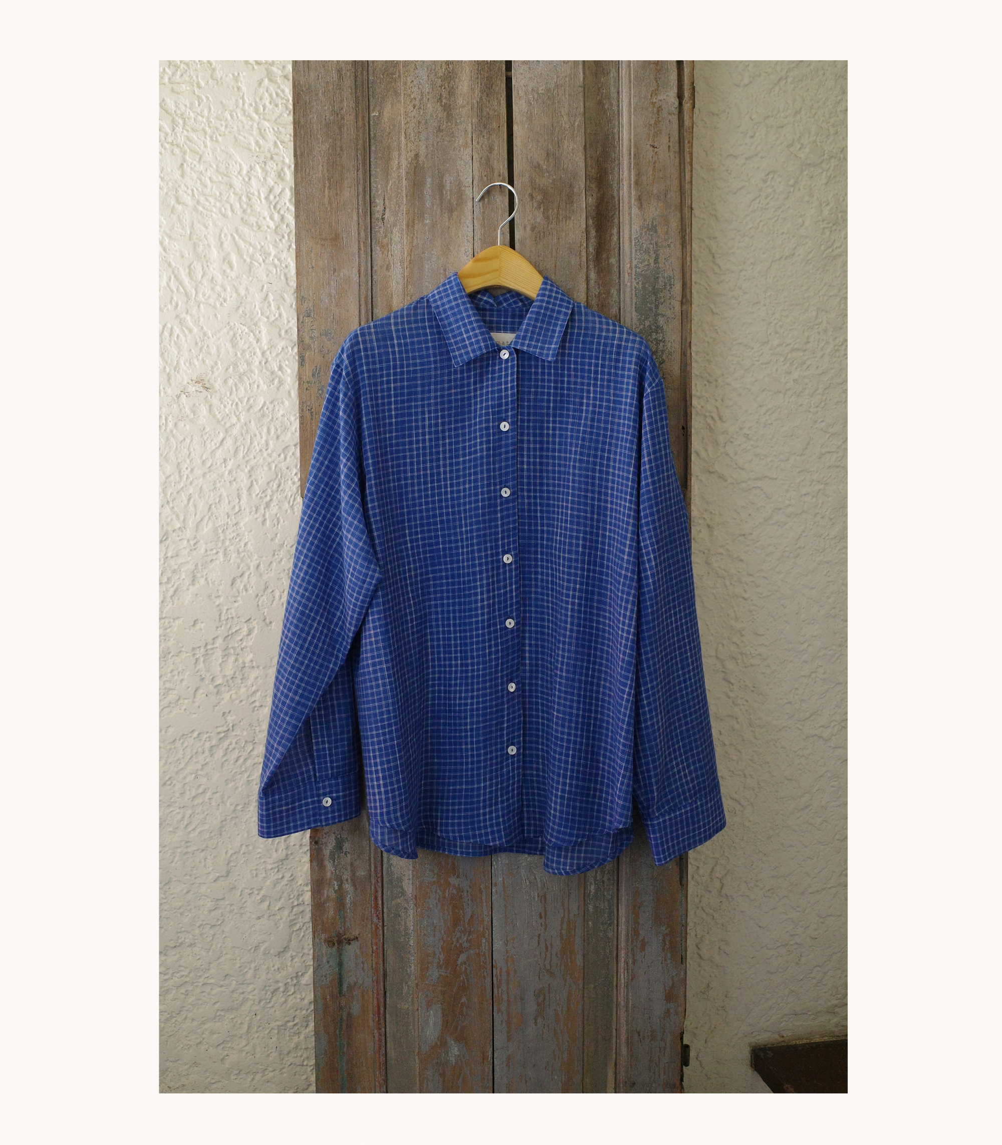 Summer vintage khadi cotton shirts (2 colors)