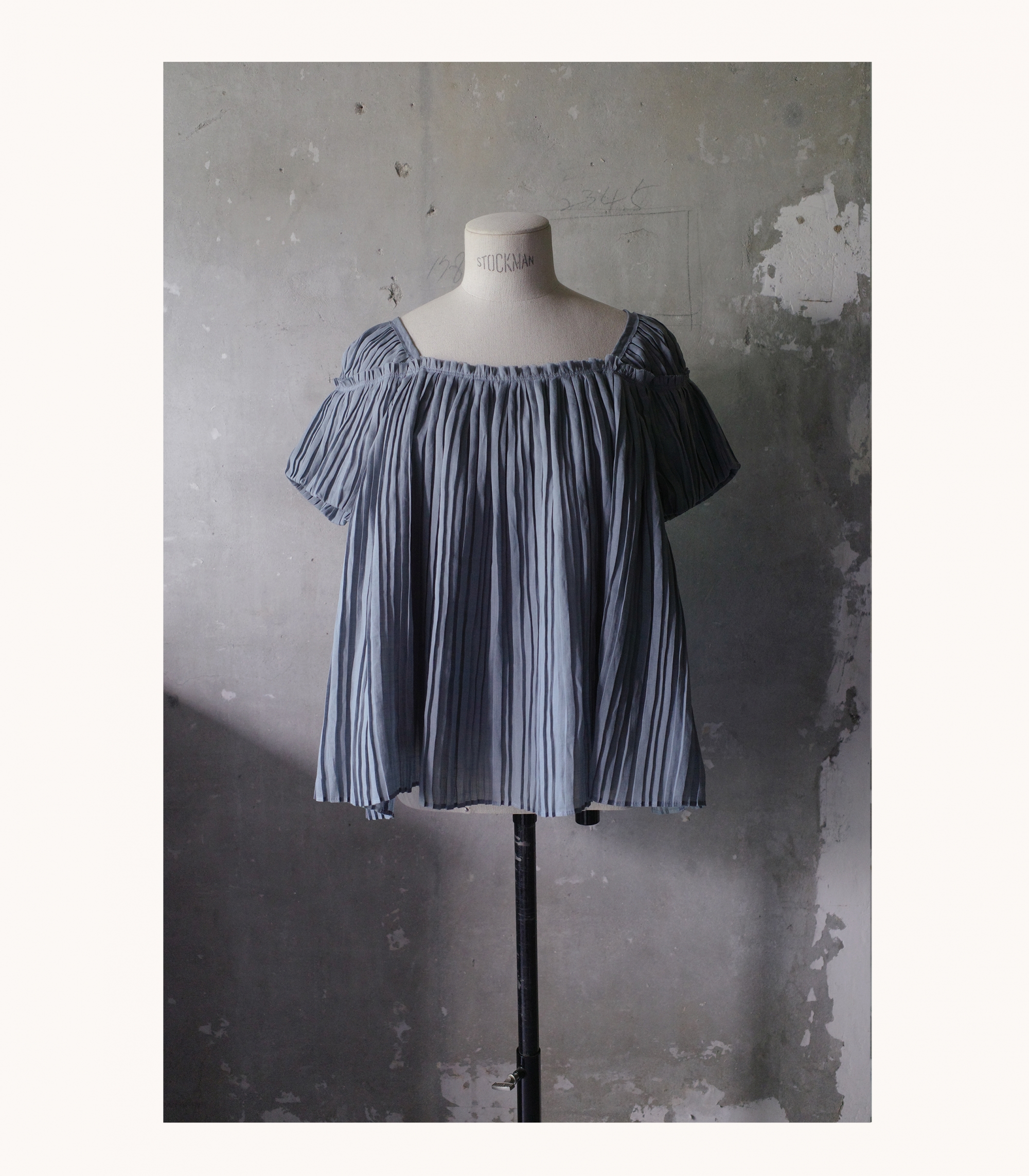 Bohemian Pleats Blouse (3colors)