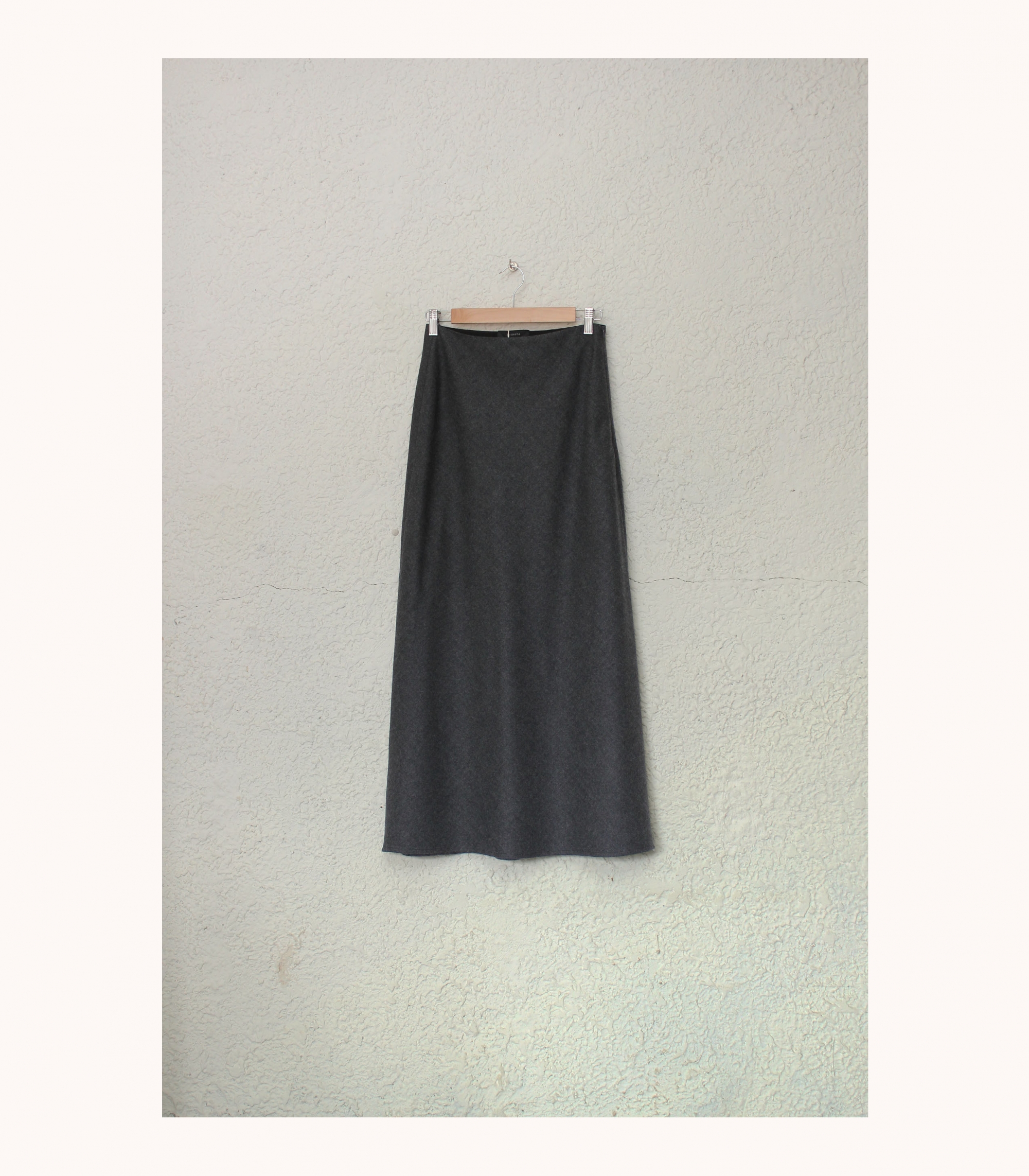 Classic Wool Long Skirt