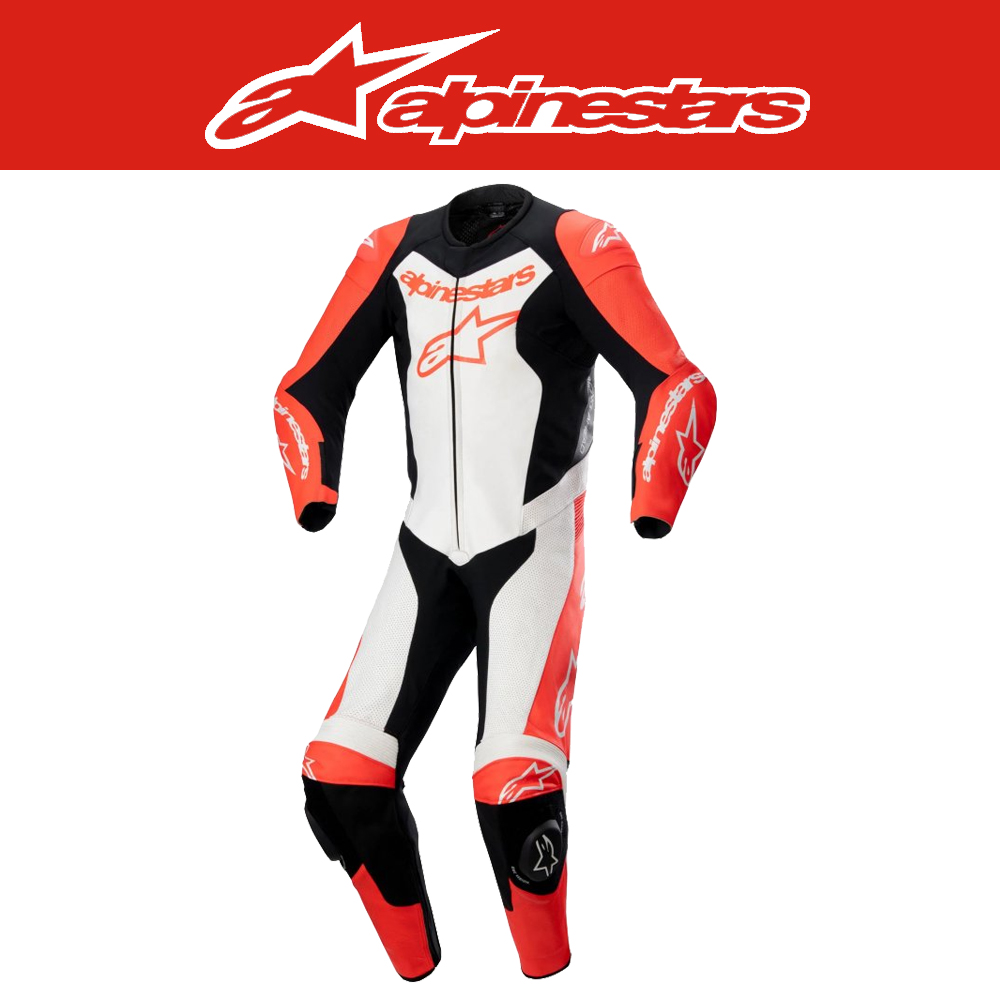알파인스타 GP FORCE 1PC LT SUIT RED FLUO WHITE BLACK 레이싱 슈트