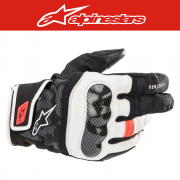 알파인스타 SMX Z DRYSTAR GLOVES - BLACK WHITE RED FLUO, 봄가을 글러브, 숏장갑, 봄가을장갑, 겨울장갑, 바이크장갑, 오토바이장갑