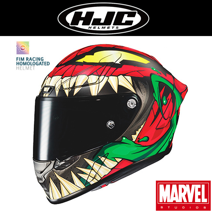 홍진 알파1 톡신 마블 MC1SF 풀페이스 헬멧 HJC RPHA 1 TOXIN MARVEL MC1SF 카본헬멧 레이싱