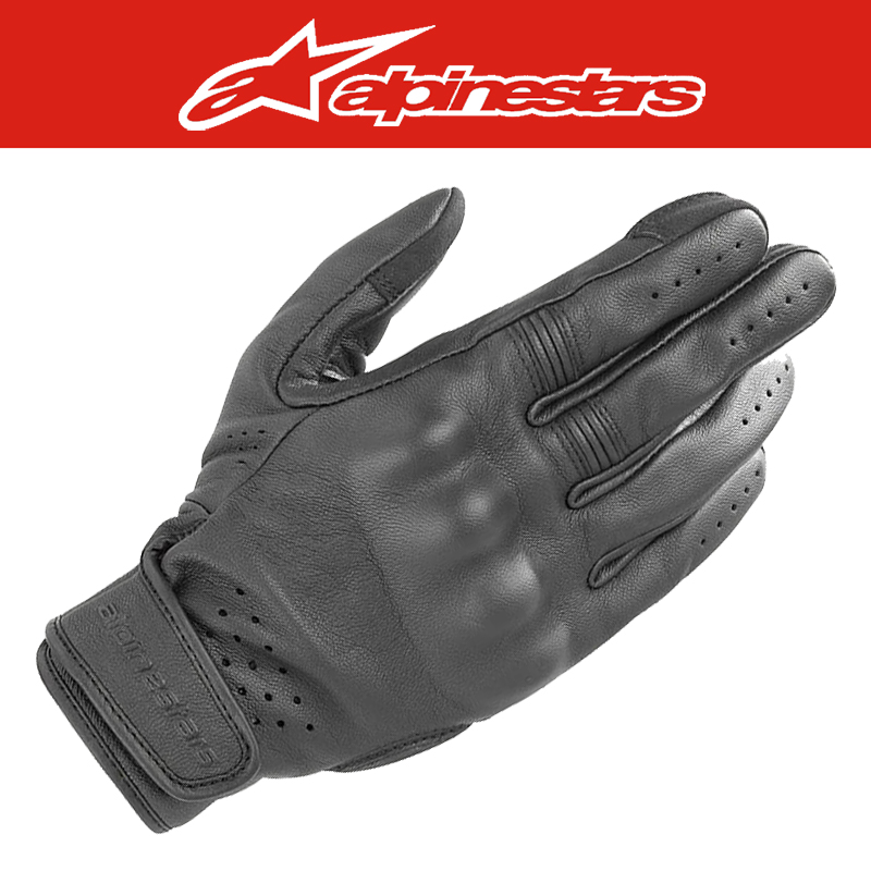 알파인스타 DYNO LEATHER GLOVES - BLACK BLACK