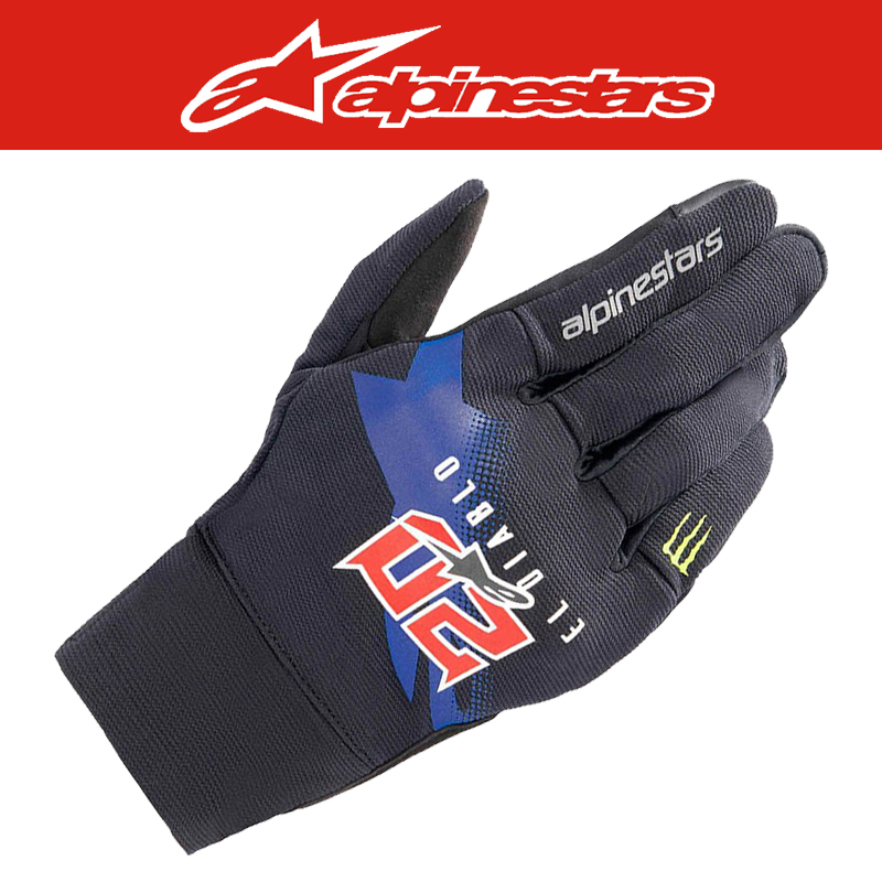 알파인스타 FQ20 REEF MONSTER GLOVES - BLACK BLUE BRIGHT RED GREEN