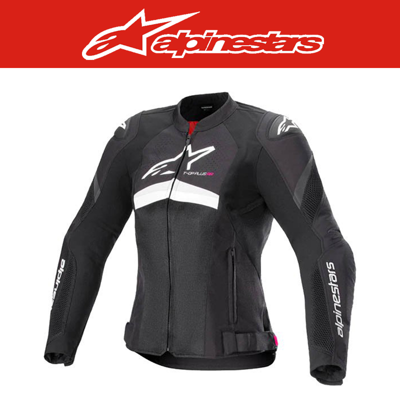 [여성] 알파인스타 STELLA T-GP PLUS R V4 AIRFLOW JACKET - BLACK WHITE