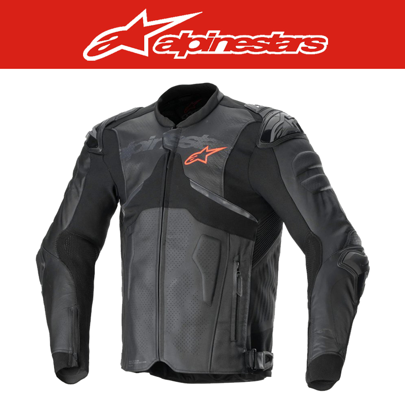 알파인스타 ATEM V5 LEATHER JACKET - BLACK