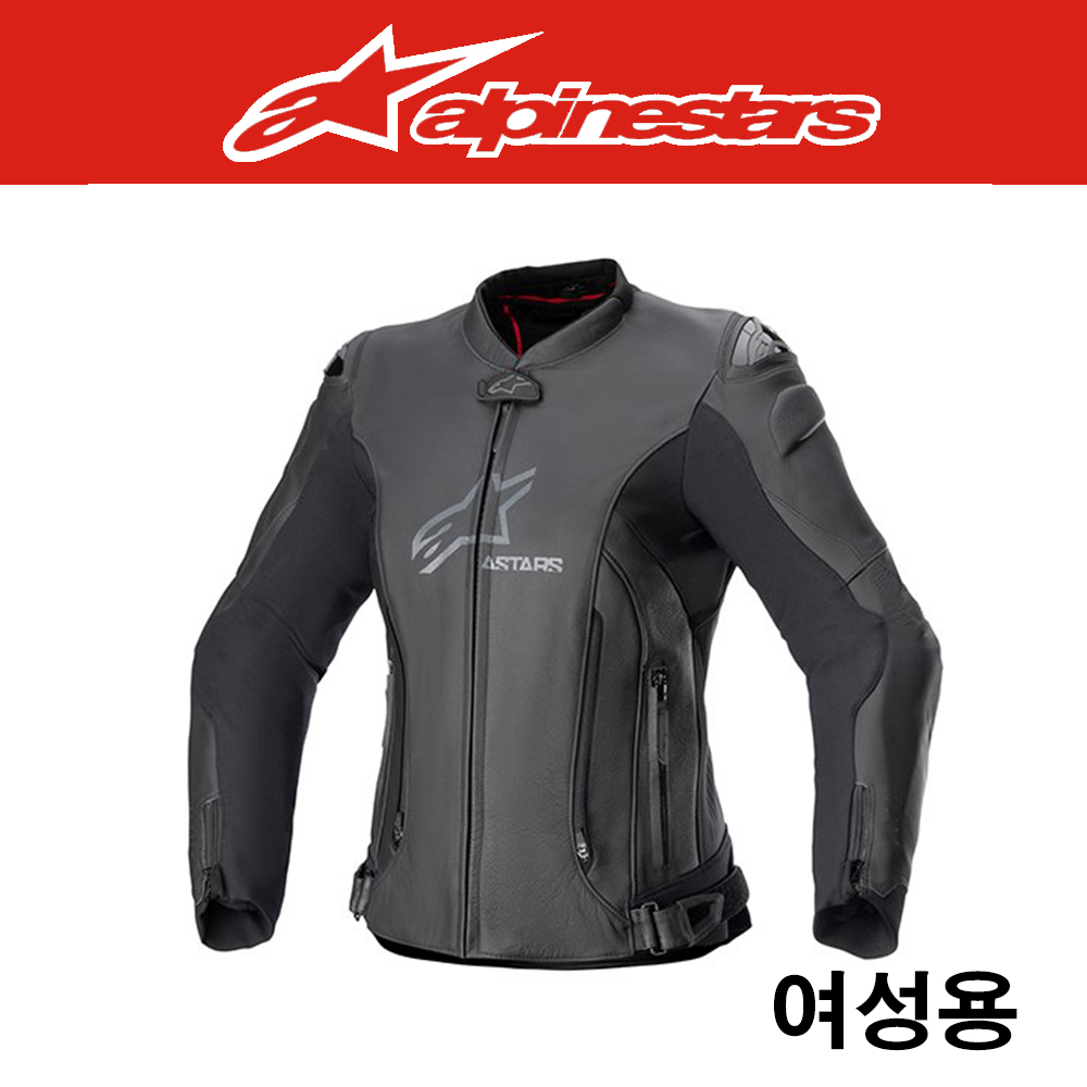 알파인스타 STELLA GP PLUS V4 LEATHER JACKET - BLACK BLACK