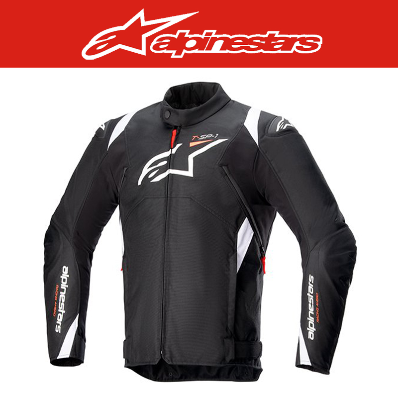 알파인스타 T-SP 1 V2 WATERPROOF JACKET - BLACK WHITE