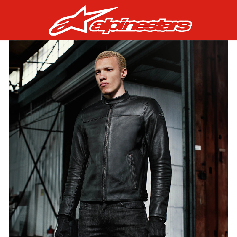 알파인스타 BLACKTRACK LEATHER JACKET - BLACK BLACK