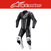알파인스타 FUSION LEATHER SUIT 1 PC - BLACK WHITE BLUE 바이크슈트, 레이싱슈트