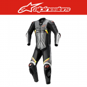 알파인스타 MISSILE V2 IGNITION LEATHER SUIT 1 PC - METAL GRAY BLACK YELLOW RED FL 바이크슈트, 레이싱슈트