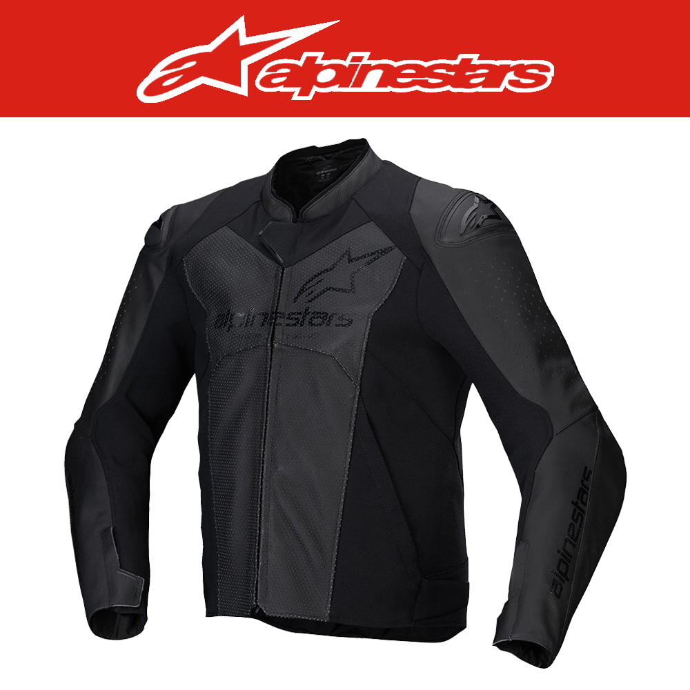 알파인스타즈 FASTER V3 AIRFLOW LEATHER JACKET - BLACK BLACK 오토바이 자켓, 바이크 자켓, 가죽 자켓, 레이싱 자켓, 자켓