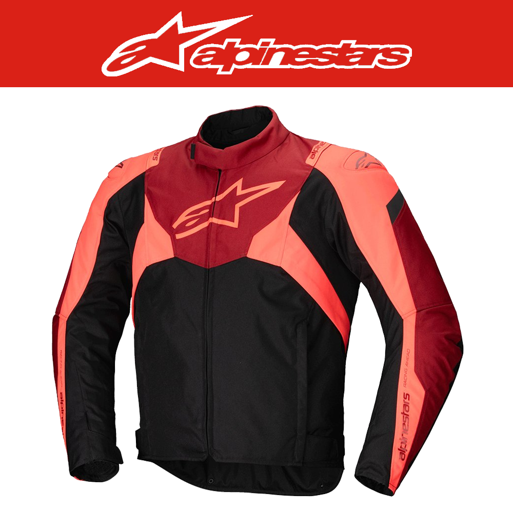 알파인스타즈 T-JAWS V4 WP JACKET - BLACK RED FLUO DARK RED 오토바이 자켓, 바이크 자켓, 가죽 자켓, 레이싱 자켓, 자켓