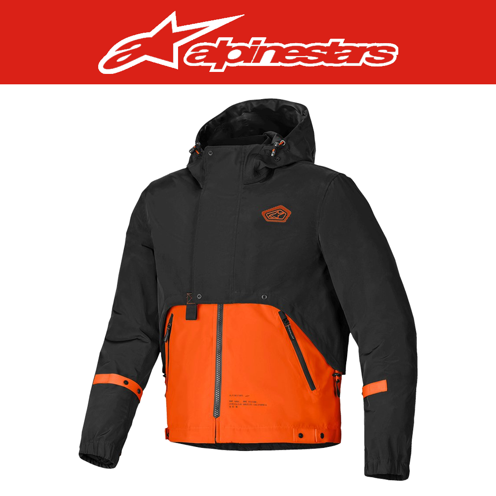 알파인스타즈 MOOTANT WP PARKA - SPICY ORANGE BLACK 오토바이 자켓, 바이크 자켓, 어반 자켓, 자켓