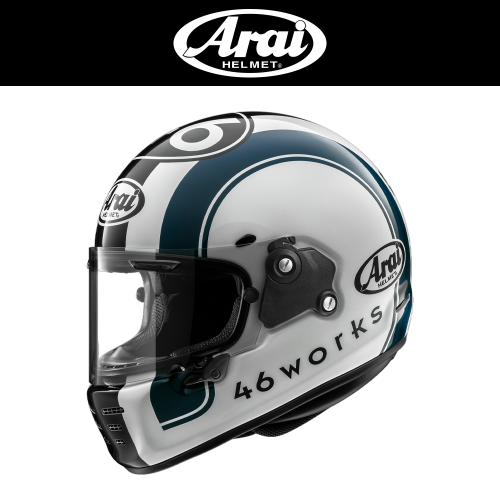 Arai 아라이 RAPIDE NEO 46Works 오토바이 바이크 헬멧 풀페이스 레이싱 클래식 빈티지 어반 레트로