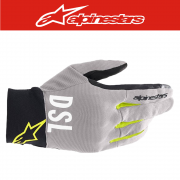 알파인스타 AS-DSL SHOTARO GLOVE - LIGHT GRAY YELLOW FLUO