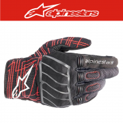 알파인스타 MM93 LOSAIL V2 GLOVES - BLACK ASPHALT BRIGHT RED, 메쉬 글러브, 숏장갑, 여름 장갑, 바이크장갑, 오토바이장갑, 오프로드 장갑, 엔듀로장갑