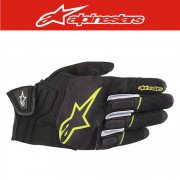 알파인스타 ATOM GLOVES - BLACK YELLOW FLUO, 메쉬 글러브, 숏장갑, 여름 장갑, 바이크장갑, 오토바이장갑, 오프로드 장갑, 엔듀로장갑