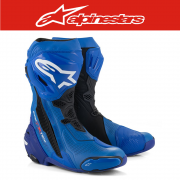 알파인스타즈 슈퍼테크 R 벤티드 부츠 블루 블랙 ALPINESTARS SUPERTECH R VENTED BOOTS BLUE BLACK 레이싱 최상급 롱부츠