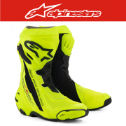 알파인스타즈 슈퍼테크 R 벤티드 부츠 옐로우 플루 블랙 ALPINESTARS SUPERTECH R VENTED BOOTS YELLOW FLUO BLACK 레이싱 최상급 롱부츠