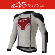 알파인스타즈 플라즈마 스트릿 에어 프로텍션 자켓 ALPINESTARS PLASMA STREET AIR PROTECTION JACKET *ASIA - BLACK LIGHT GRAY BRIGHT RED