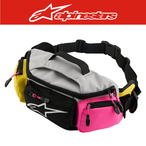 알파인스타즈 캉가-2 웨이스트백 ALPINESTARS KANGA-2 WAIST BAG - ICE GRAY FUCHSIA YELLOW