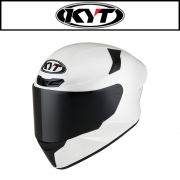 KYT TT-COURSE 플레인 화이트, 풀페이스 헬멧, 레이스,스포츠