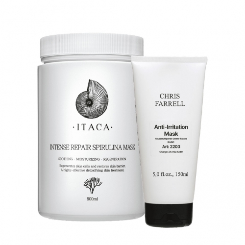 독점특가💛로그인할인이타카 인텐스 리페어 스피루리나 마스크 900ml+ 안티이리테이션마스크 150ml