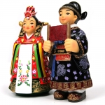 한국 전통 기념품 전통인형세트 중형 기획